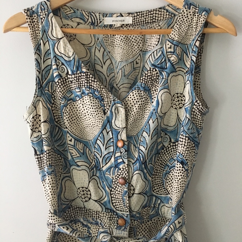 Fischer Clothing Tropical Print Jumpsuit